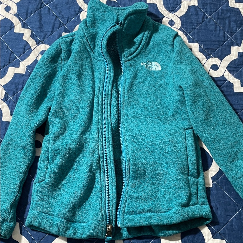 The North Face Turquoise Fleece Jacket